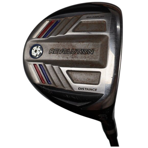 Maxfli Revolution Maximum Distance 3 Wood R Flex Graphite 75g Maxfli Grip - Picture 1 of 8